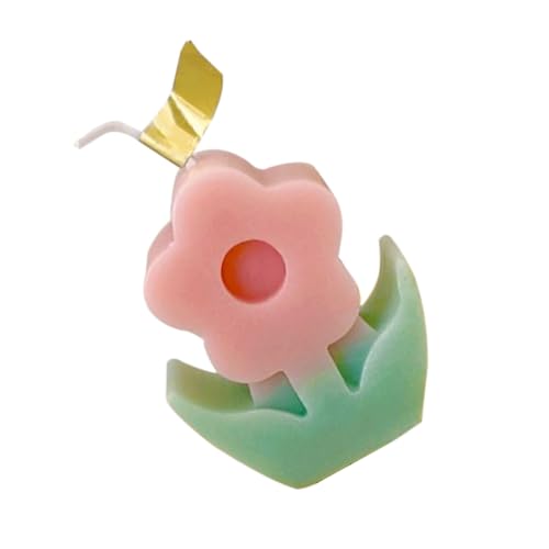 NOLITOY 1 Pc Vela Perfumada De Flores Cumpleaños Molde Para Hacer Velas Diy Pequeñas Velas Perfumadas Punto Decoración De La Molde De Vela Irregular Aromas Perfumado Rosa