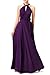 TRANSFORMER Infinity Dresses for Bridesmaids, One Size Long Convertible Dress with Bandeau, Maxi Wrap Multiway Wedding Guest Formal Dress Dark Purple