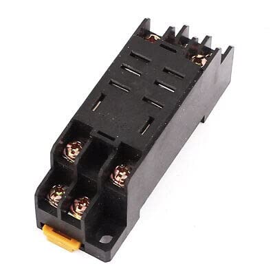Socles relais HH53P PTF08A à fixation stable rail DIN 35 mm
