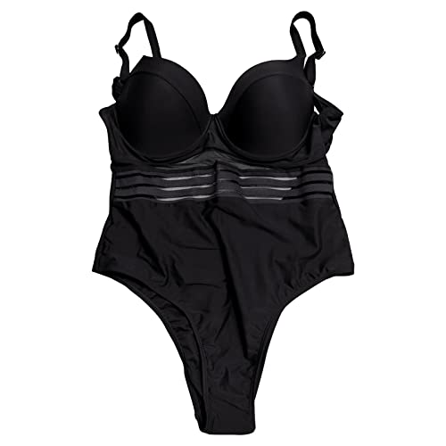 Bañadores reductores mujer tallas grandes con soporte deportivo elegante 4
