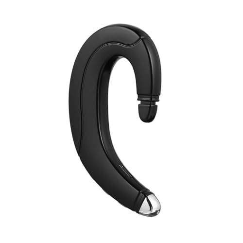 ELAYARD Auriculares Inalámbricos Impermeables con Diseño Colgante y Conducción Ósea Ergonómicos y Resistentes al Sudor para Deportes y Conducción Color Negro