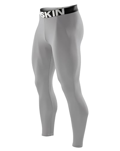 Image of DRSKIN Men's Compression Pants (5 /4 /3 Pack) Quick Dry Tights Leggings Sports Baselayer Running Gym Workout