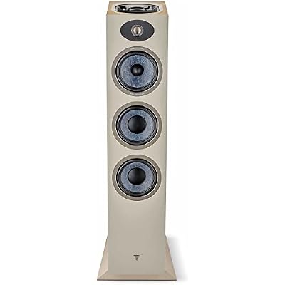 Focal Theva N3-D - Dolby Atmos Compatible 3-Way Floorstanding Loudspeakers with 6.5-Inch Drivers, Sold Individually, Light Wood - FTHEVAN3LW-D