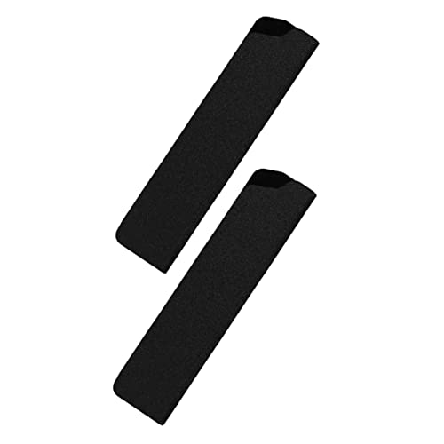 HOLIDYOYO Fundas Para Cuchillos De Exterior Flocadas Negras 3-3.5 Pulgadas Protector Resistente Para Cortadores De Viaje 2 Unidades Uso Al Aire Libre y Seguridad