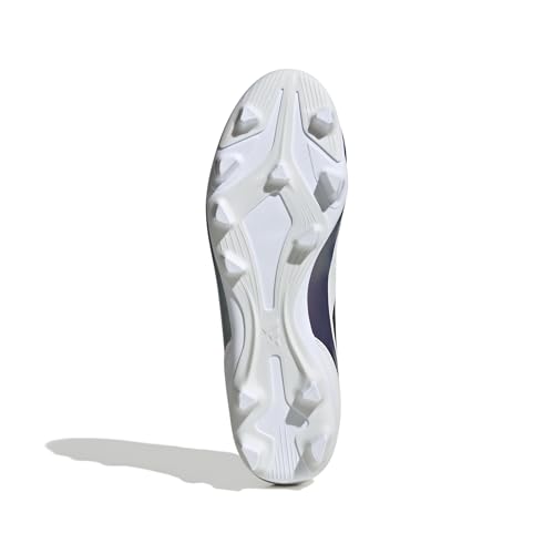 adidas Adidas Unisex-Adult F50 Club Messi Flexible Ground, White/Black/Unity Purple, 12