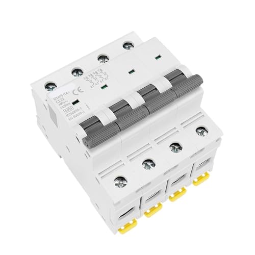 Disjoncteur miniature large de 71.2mm tétrapolaire 6KA pour circuit AC