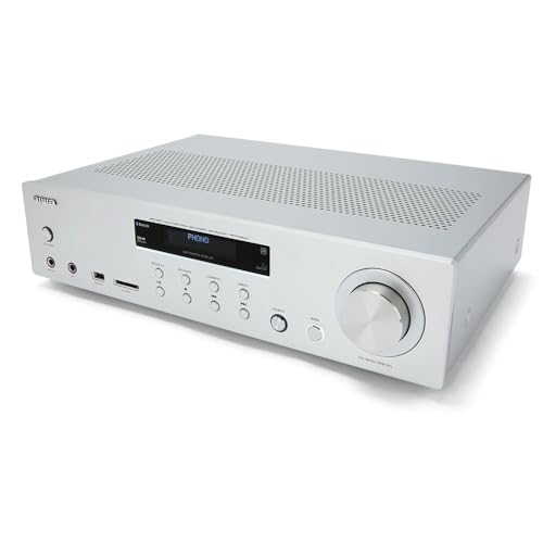 Aiwa AMU-120BT/SL: Verstärker, AV-Receiver, mit Bluetooth 5.0, 120 W, USB-Anschluss...