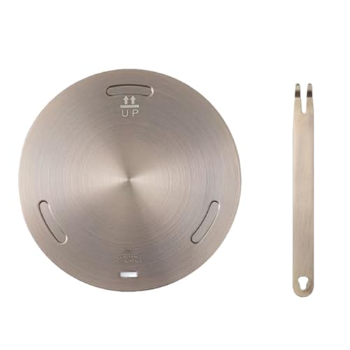 Placa de Adaptador de coqueteo de inducción: Adaptador de inducciónde cocción por Calor, Placa de difusordeinducciónal Calor, difusordecalorpara la Estufa eléctrica