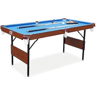 RACK Crux 55-inch Folding Billiard/Pool Table Portable, Space-Saving Foldable Design