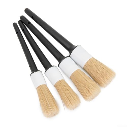 Set di 5 spazzole con setole morbide perfette per la cura completa del veicolo
