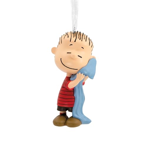 Hallmark Peanuts Linus Hugging Blanket Christmas Ornament, Multicolor (0002HCM9371)