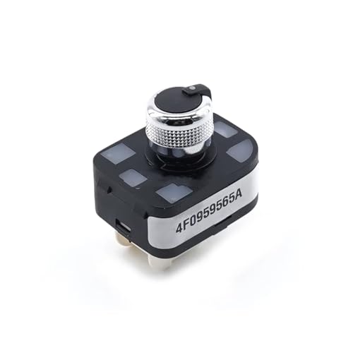 Bouton de commande de rétroviseur pour Audi A1 A3 A4 remplace référence 4F0959565A - 5