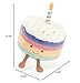 Jellycat Amuseables Rainbow Birthday Cake Stuffed Toy, Large 10 inches - Dessert Plush - Birthday Gift