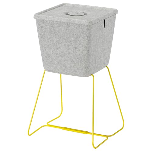 ProTuning BRÄNNBOLL Basket, grey/yellow, 30x33x30 cm