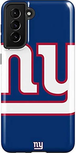 Skinit Pro Phone Case Compatible with Galaxy S21 FE - Officially Licensed NFL New York Giants Double Vision Design