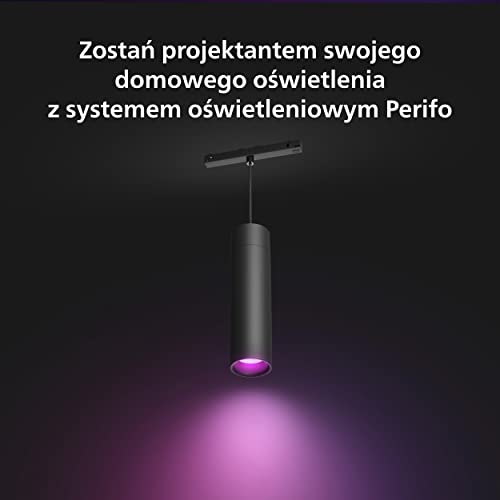 Philips Hue White and color ambiance Lampa wisząca Perifo (czarna)