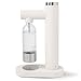 MonTen Soda Sparkling Water Maker - Matte White Carbonated Water Machine - Includes 900ML Bottle - Made with Premium Stainless Steel - Compatible with Screw-In Sodastream & Soda Sense CO2 Cylinders