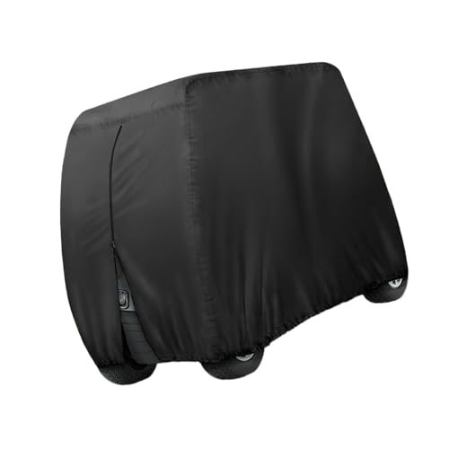 Couverture de chariot de golf 4 places en bâche 210D avec capote prolongée