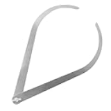 10 inch Caliper Clay Measuring Pottery Tool Bent Leg Stainless Steel Caliper Clay Sculpture Ceramic Tool