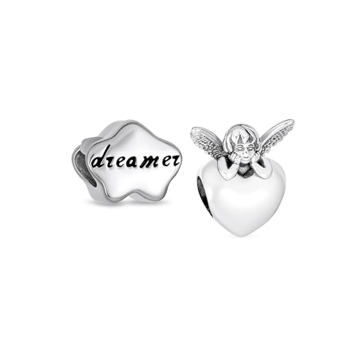 Abalorios de plata con alas de ángel Bling Jewelry para renovar tu pulsera europea sin gastar de más