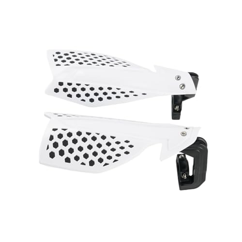 Protège-mains de course for moto cross Enduro Dirt Bike MX blanc noir