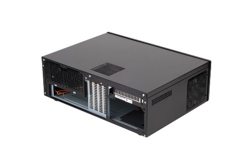 Gabinete para PC SilverStone Technology SST-GD05B-3.0-USA Micro-ATX de aluminio y acero con 2 puertos USB 3.0 frontales en negro miniatura 5