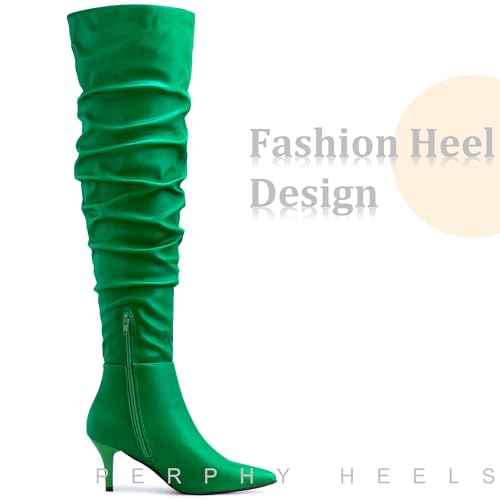 Perphy Pointed Toe Slouches Stiletto Heels Over the Knee High Boots for Women4