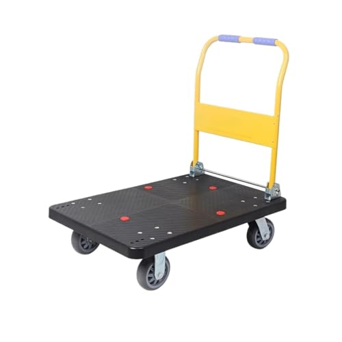 Carretilla de mano plegable con plataforma de carga miniatura 1