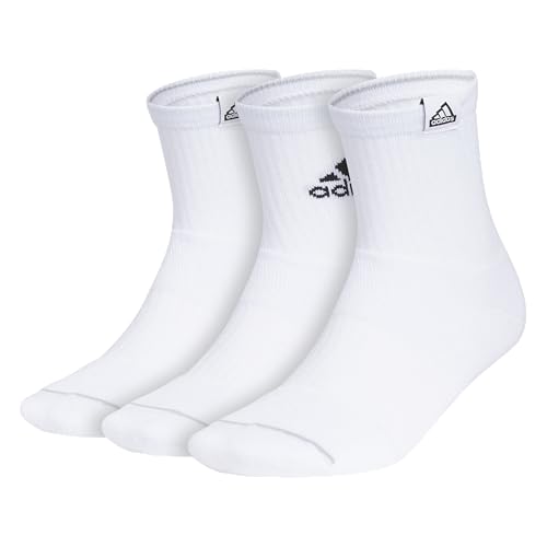 adidas Men's Cushioned Sport High Quarter Socks with Arch Compression (3-Pair)