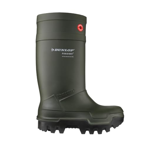 Foto von DUNLOP Protective Footwear Purofort Thermo+ full safety Unisex-Erwachsene Gummistiefel, Grün 48 EU, Medium, C662933.13