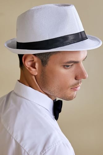 CLOTHERA Fashion Fedora Hat for Mens