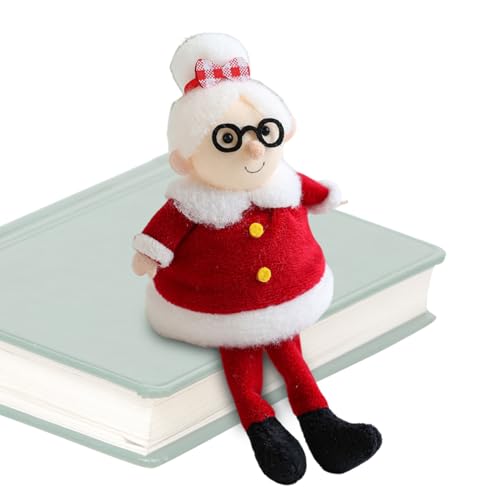 Erconsso Giocattolo Babbo Natale | Figura Morbida di Santa Claus Seduto per Natale - Decorazione in Peluche Bambole per Interni Esterni FESTIVITÀ Soggiorno Ufficio Casa Auto - Uffici Interni