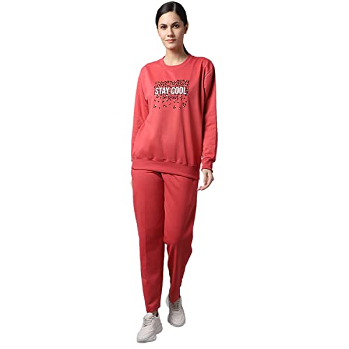 Image of Mack Jonney Fleece Printed Tracksuit for Women-SW 44 LOWER 002-P-V-140
