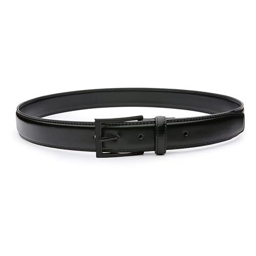 Image of ZORO Vegan Leather Belt for Men | Combo of 2 | Black /Brown | fits on up to 44 inches waist size