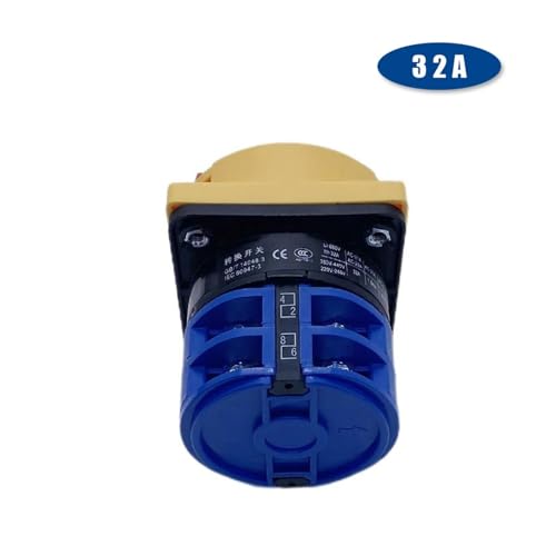 Interruptor de levas giratorio de 2 posiciones ON-OFF con candado 690V 32A de 2 polos YMW26 4