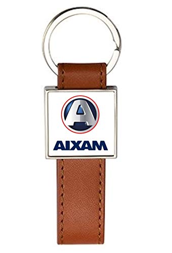 Preisvergleich Produktbild Aixam Schlüsselanhänger Stahl / Kunstleder Classic Brown