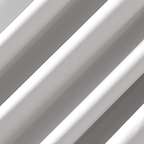 Sun Zero Oslo Theater Grade Extreme Total Blackout Rod Pocket Curtain Panel, 52" x 84", Pearl