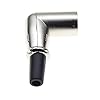 Keple Angled 3 Pole XLR Plug, 90 Degree, Black - Male Audio Mic Microphone DMX Plug Jack Plug, Angled Nicked-Plated Adapter, Cable Mount #2