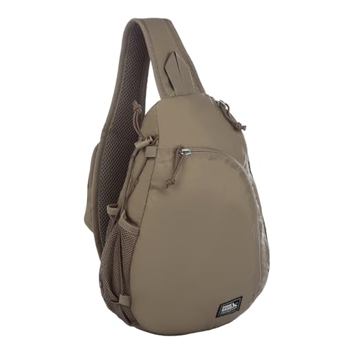 Image of Eddie Bauer Ripstop Sling Bag | Travel | Everday Carry | Lightweight | Ripstop Nylon | Adjustable | 8L - Mushroom