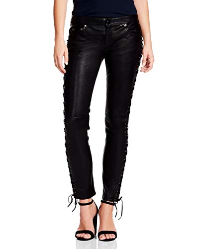 Koza Leathers Women's Leather Pant Slim fit Skinny Real Leather Genuine Lambskin Pants KP016