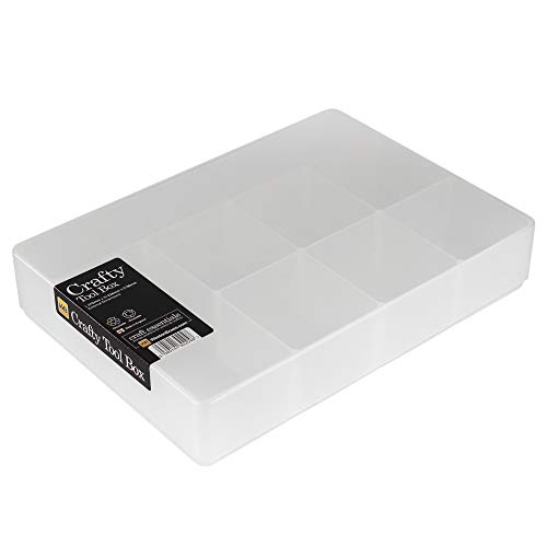 WestonBoxes - Crafty Boxes Toolbox para almacenar pequeños suministros de arte y artesanía (Paquete de 1) Cover