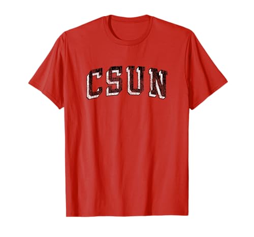 Cal State Northridge Matadors Vintage Block Red T-Shirt