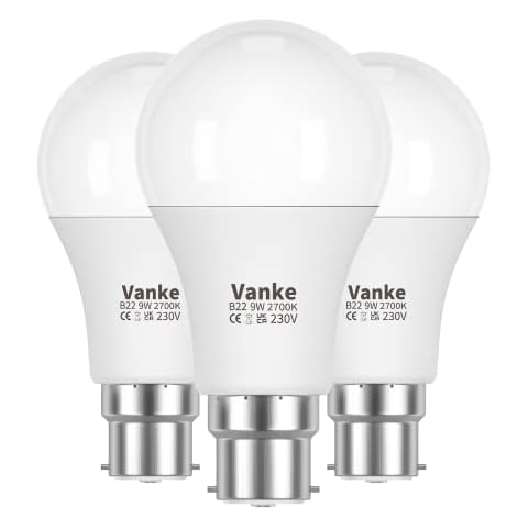 Vanke Bayonet 60w Equivalent LED Bulbs Cover