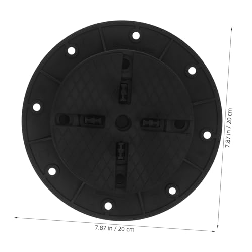 Base de plástico negro ajustable para suelo exterior y terraza 3