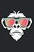 Produktbild Monkey Sunglasses Notebook: 120 pages plaid - monkey monkey face animal gorilla orang utan