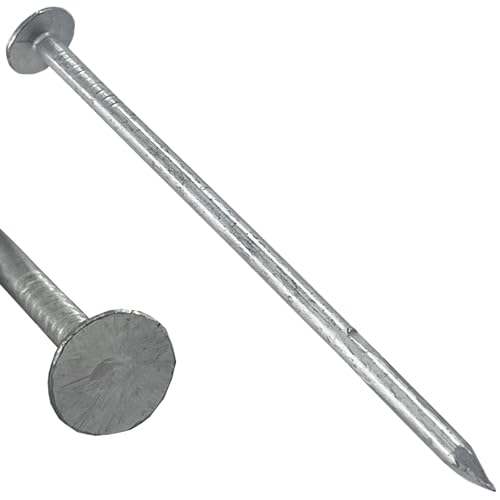 3”- 10d - SMOOTH SHANK ALUMINUM - 8 Gauge - ROOFING SIDING NAILS - Vinyl & Aluminum Siding & Facia Trim Nail – Aluminum metal secure holding Smooth Shank nails – Nail Qty (250)