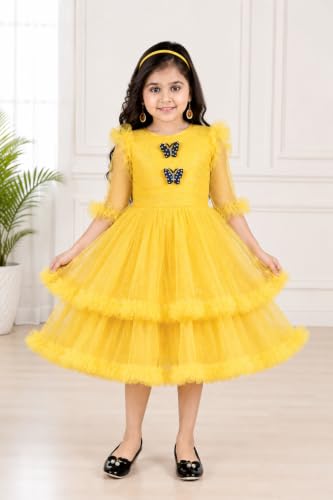 Image of KJD Girls Below Knee Party Dress