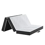 Twirest Folding Mattress,Small Double Foldable Memory Foam Mattress With Portable Pillow,Guest,Washable Cover,Easy Storage for Camping, Caravans, Guest(120x190x15cm)