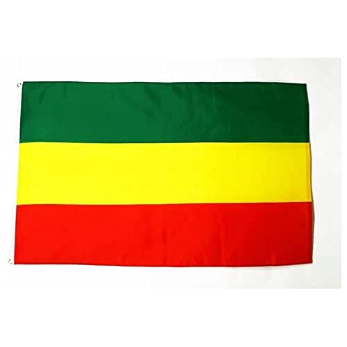 AZ FLAG, Ethiopia Without Arms Flag, 3x5 Ft, 100D Polyester Ethiopian Civil Banner with Two Metal Grommets, Fade Resistant
