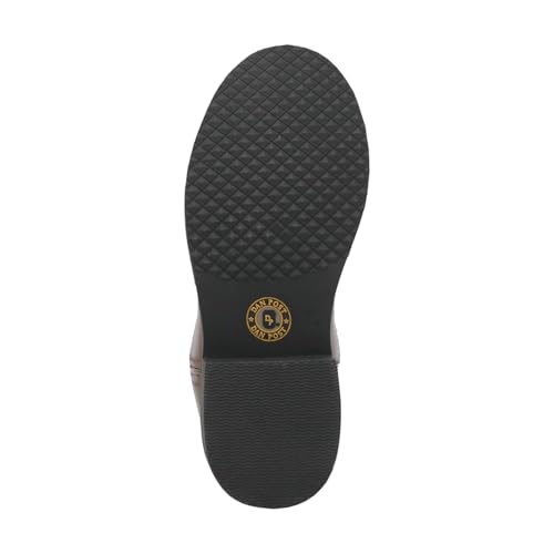 Dan Post Boots Kids Boys Lil' Dawson Embroidered Round Toe Casual Boots Mid Calf - Brown4